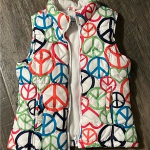 Old navy girls vest medium